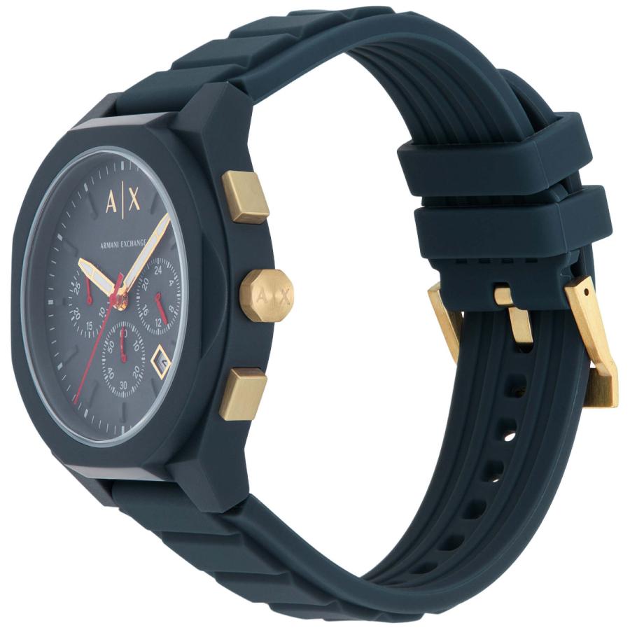ARMANI EXCHANGE A|X アルマーニ エクスチェンジ 腕時計 メンズ クロノグラフ ブルー ナイロンウォッチ AX4168 ...