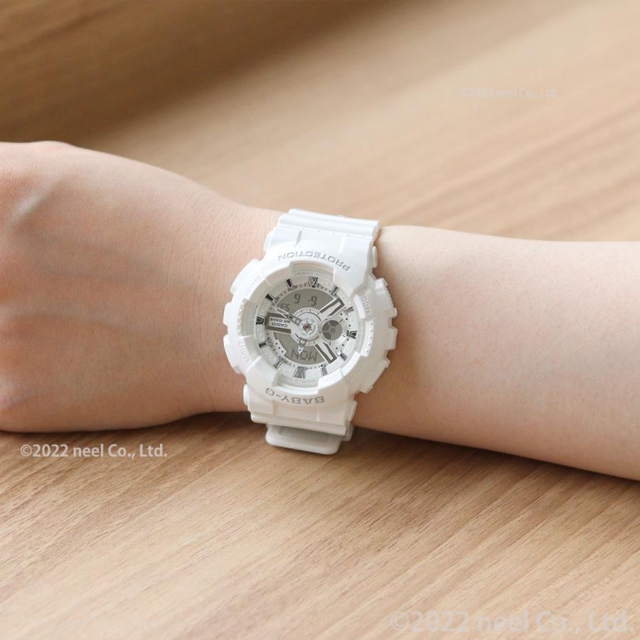 BABY-G ベビーG レディース 時計 カシオ babyg ホワイト BA-110X-7A3JF｜neel-watch｜05