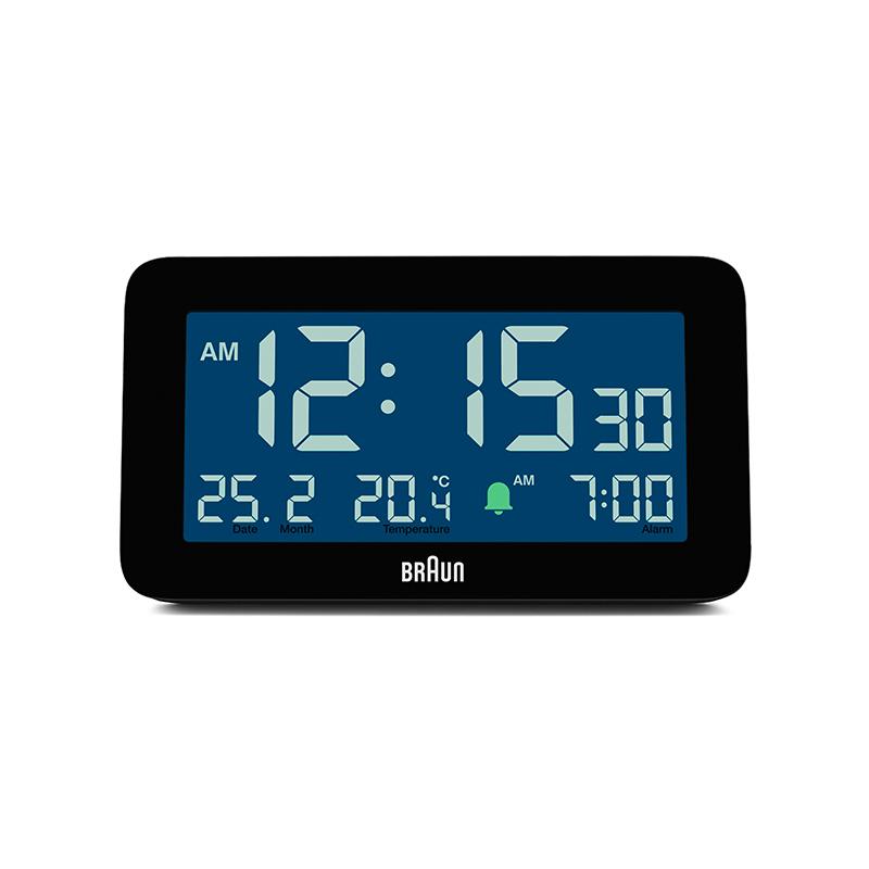 BRAUN ブラウン アラームクロック BC10B 多機能 デジタル 目覚まし時計 置時計 Digital 135mm ブラック｜neel-watch｜08