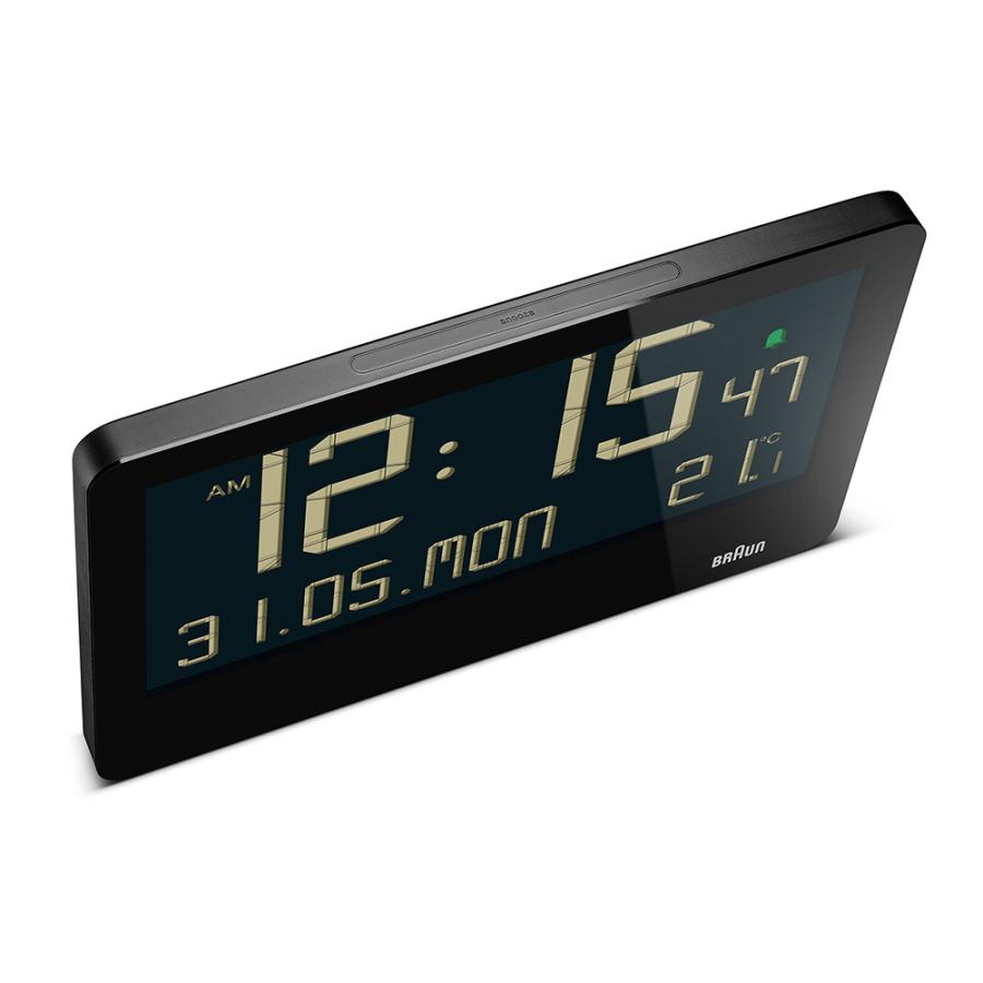 BRAUN（ブラウン） デジタル クロック BC14B 置き時計 掛け時計