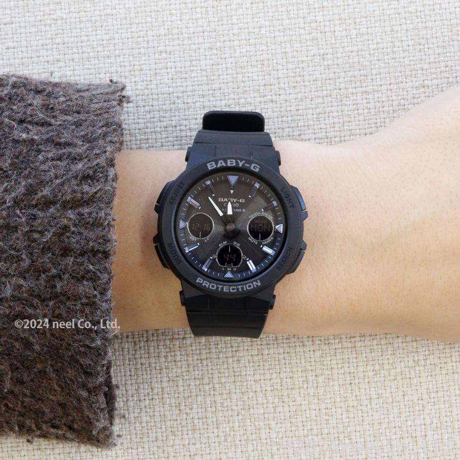 BABY-G ベビーG 時計 レディース 電波ソーラー ブラック カシオ babyg
