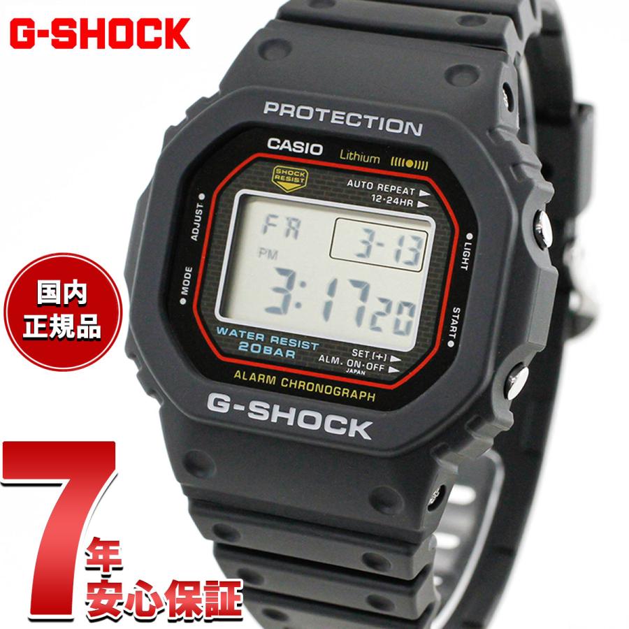 G-SHOCK Gショック デジタル 腕時計 メンズ DW-5000R-1AJF 初代G-SHOCK