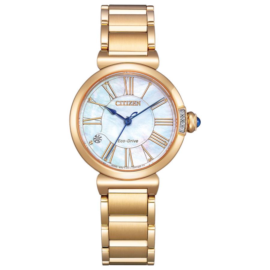 シチズン エル レディース エコドライブ 腕時計 EM1063-89D CITIZEN L ROUND Collection スズラン モチーフ｜neel-watch｜02