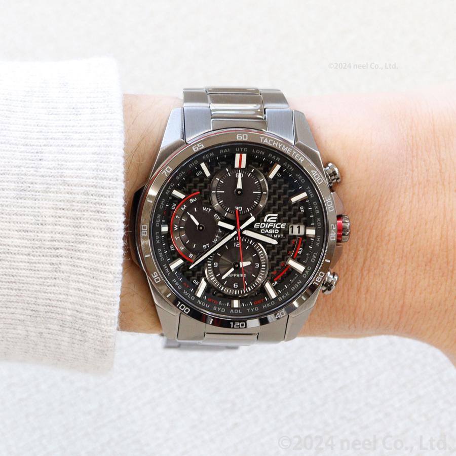 EDIFICE（CASIO） カシオ エディフィス 電波 ソーラー 腕時計 メンズ 