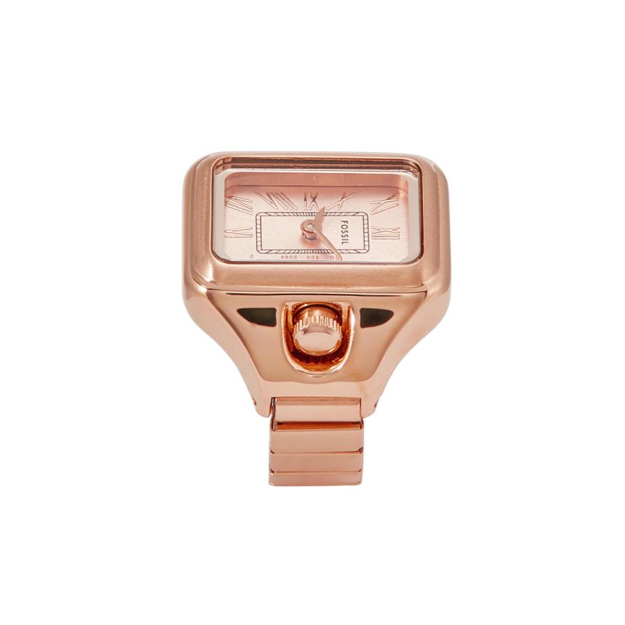 FOSSIL（フォッシル） リングウォッチ 時計 指輪 レディース RAQUEL 二針 ローズゴールド ウォッチリング ES5345 ...