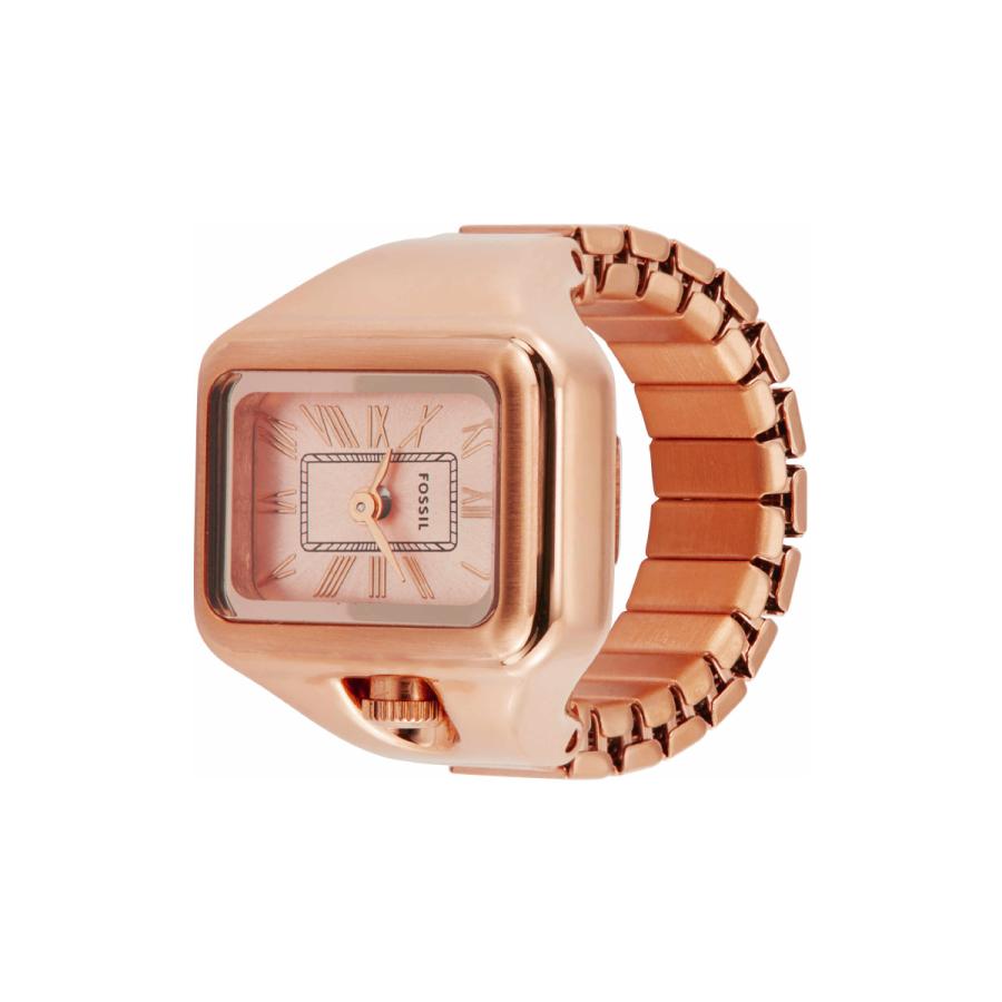 FOSSIL フォッシル リングウォッチ 時計 指輪 レディース RAQUEL 二針 ローズゴールド ウォッチリング ES5345 ...
