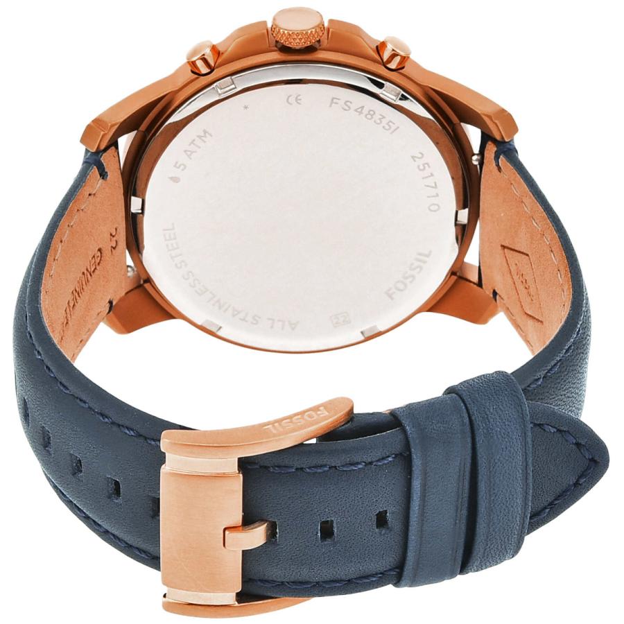 フォッシル FOSSIL 腕時計 メンズ GRANT ネイビーレザー クロノグラフウォッチ FS4835 : neel腕時計Yahoo!店 ...