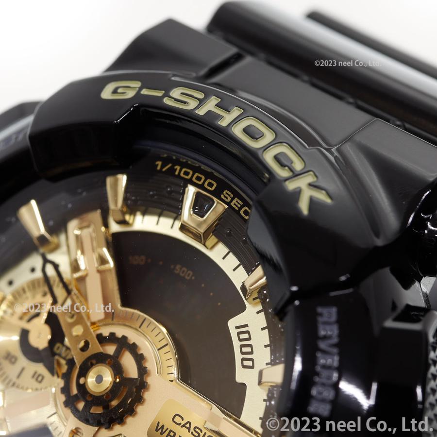 Gショック G-SHOCK 限定 腕時計 アナデジ ブラック×ゴールド GA-110GB-1AJF ジーショック｜neel-watch｜12
