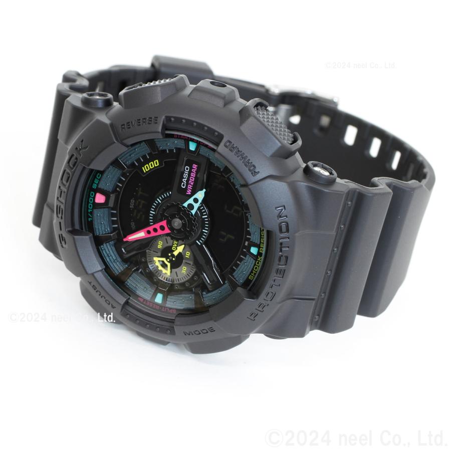Gショック G-SHOCK アナデジ 限定モデル 腕時計 メンズ GA-110MF-1AJF Multi Fluorescent color ジーショック｜neel-watch｜08