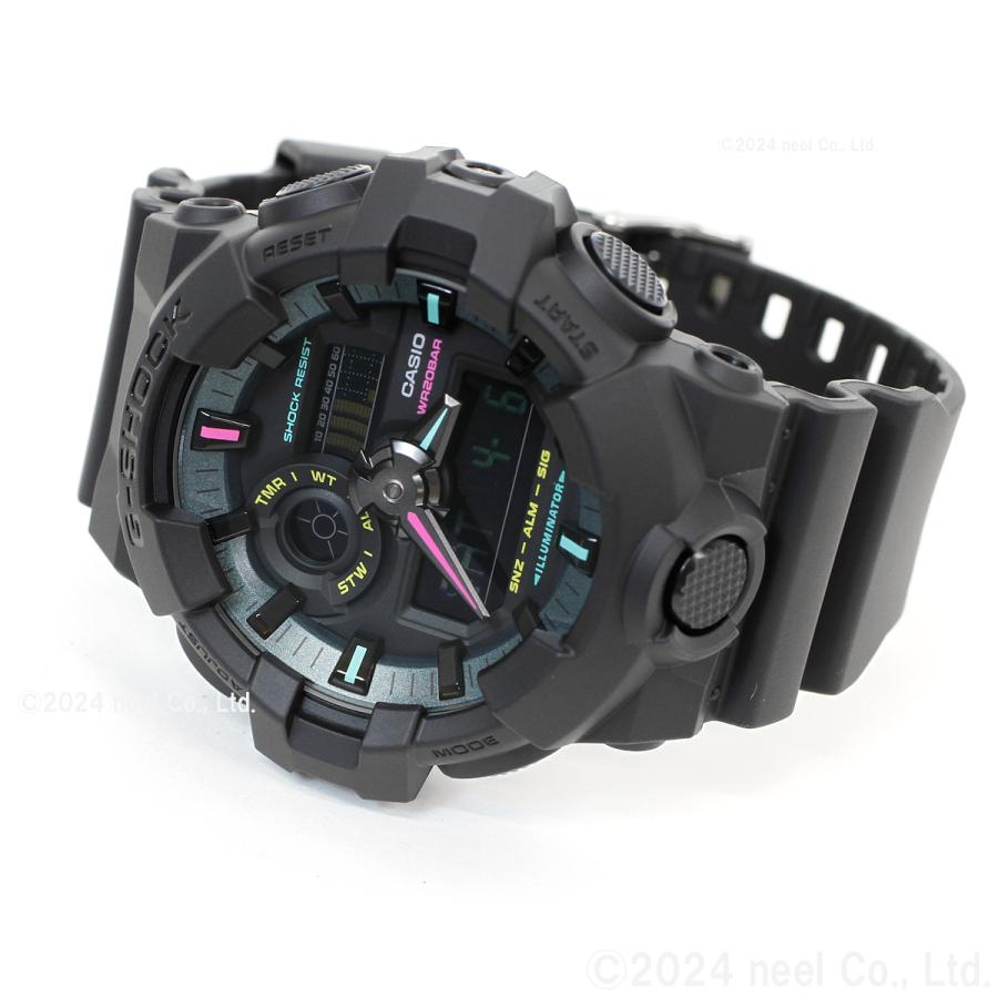 Gショック G-SHOCK アナデジ 限定モデル 腕時計 メンズ GA-700MF-1AJF Multi Fluorescent color ジーショック｜neel-watch｜07