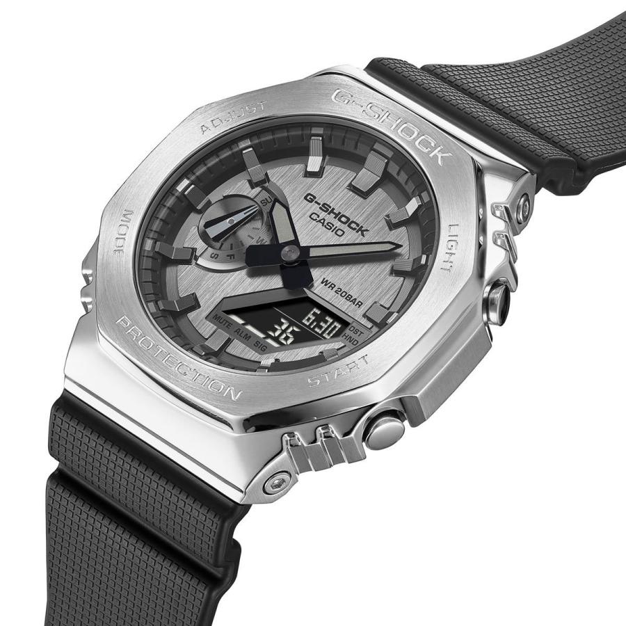 G-SHOCK Gショック メタル 腕時計 メンズ グレー ブラック GM-2100