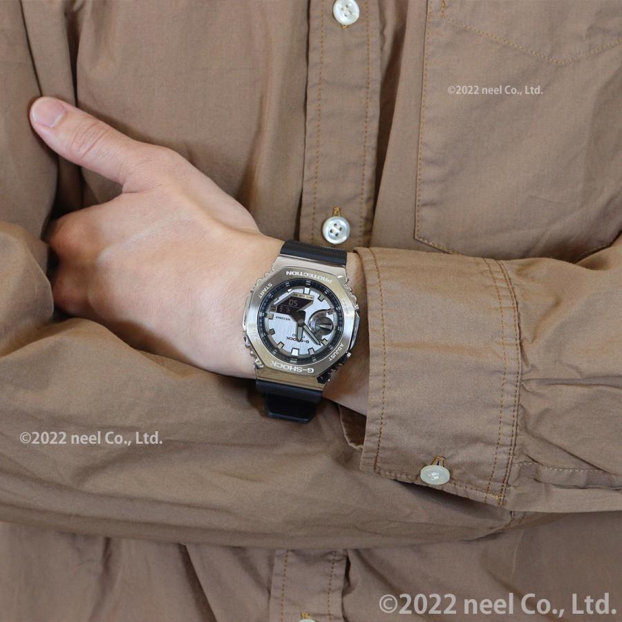 エントリーで+4倍！6月5日！Gショック G-SHOCK メタル 腕時計 メンズ グレー ブラック GM-2100-1AJF ジーショック｜neel-watch｜04