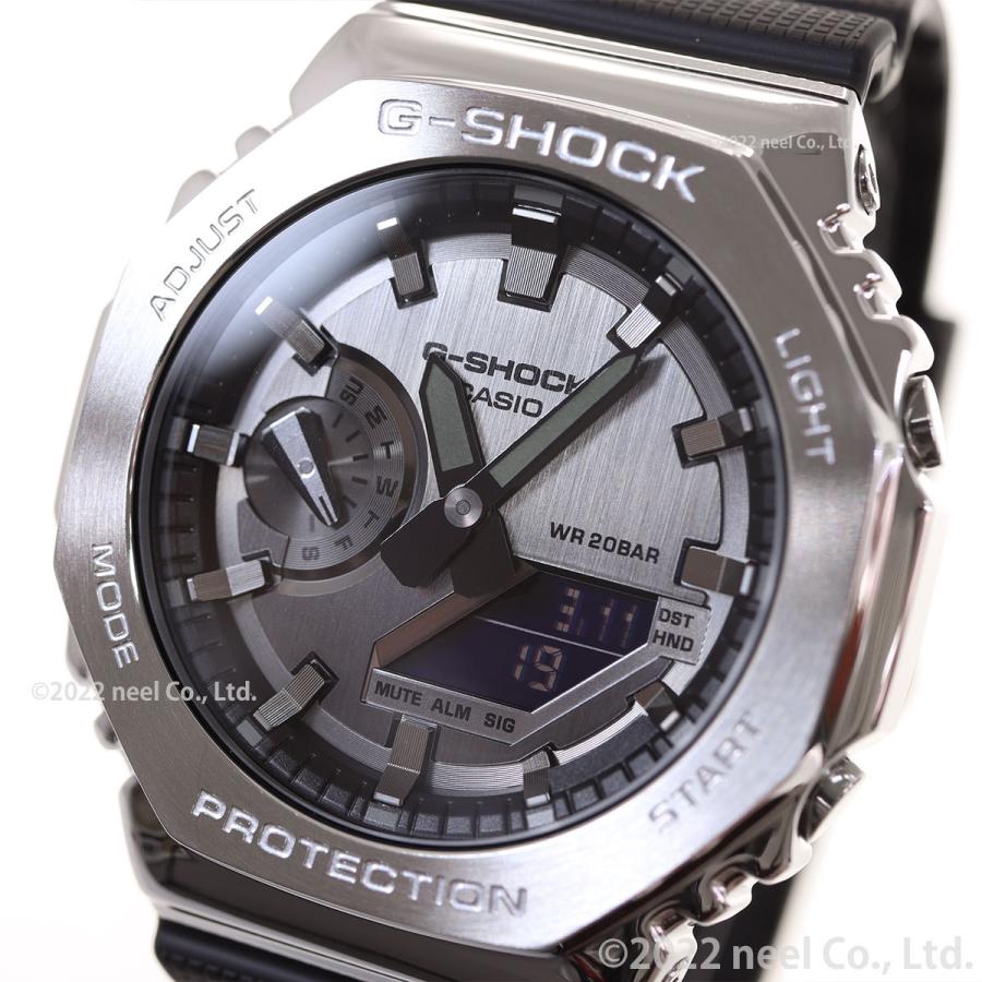 エントリーで+4倍！6月5日！Gショック G-SHOCK メタル 腕時計 メンズ グレー ブラック GM-2100-1AJF ジーショック｜neel-watch｜09