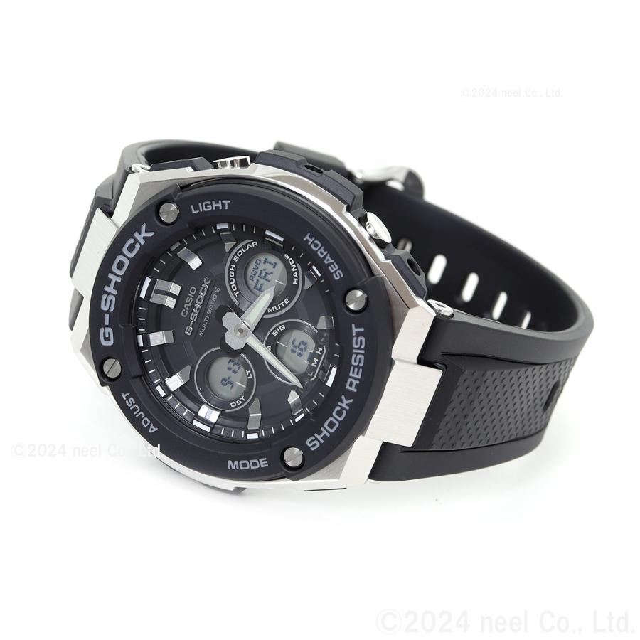 CASIO G-SHOCK 腕時計 電波ソーラー GST-w300-1AJF CASIO G-SHOCK ソーラー充電式・電波ウォッチ GST-W300-1AJF