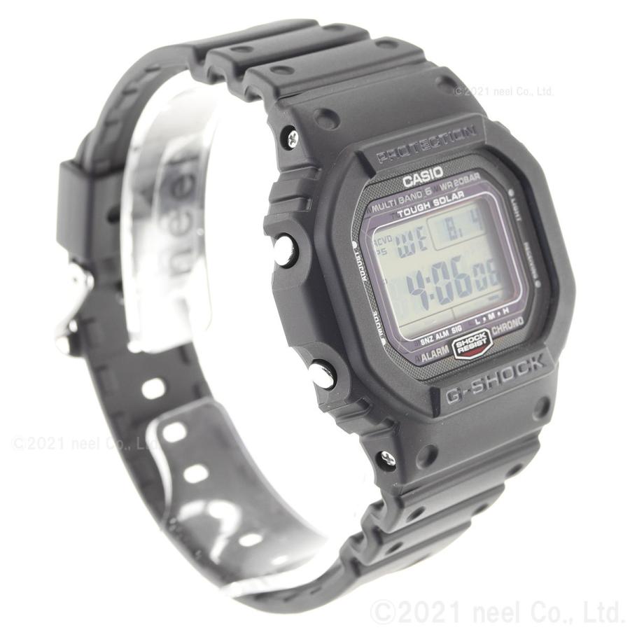 Gショック G-SHOCK 電波 ソーラー カシオ CASIO ブラック デジタル 腕時計 メンズ GW-5000U-1JF ジーショック｜neel-watch｜10