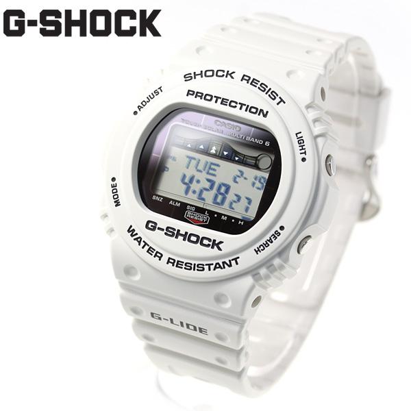 Gショック Gライド G-SHOCK G-LIDE 電波 ソーラー 腕時計 ホワイト 白 GWX-5700CS-7JF ジーショック｜neel-watch｜02