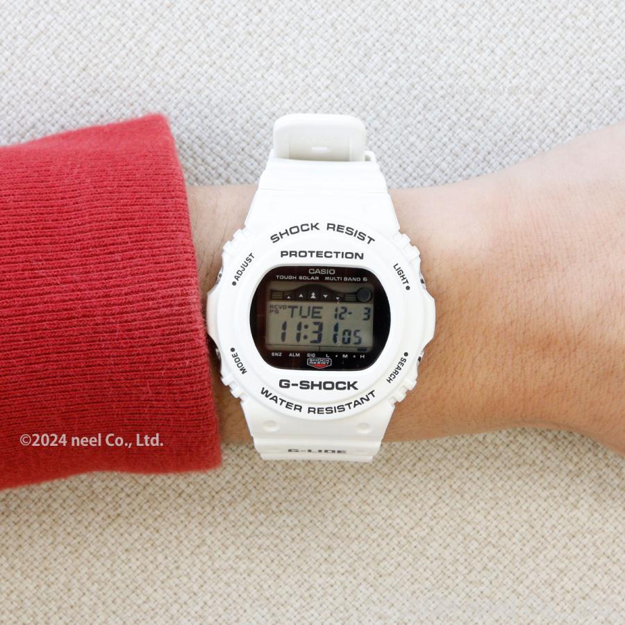 Gショック Gライド G-SHOCK G-LIDE 電波 ソーラー 腕時計 ホワイト 白 GWX-5700CS-7JF ジーショックの画像