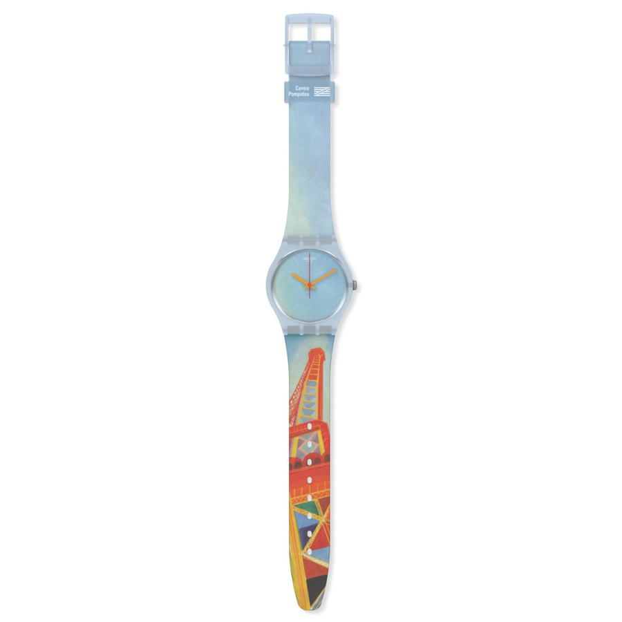 swatch スウォッチ 腕時計 アートコラボ SWATCH X CENTRE POMPIDOU EIFFEL TOWER BY ROBERT DELAUNAY GZ357｜neel-watch｜02