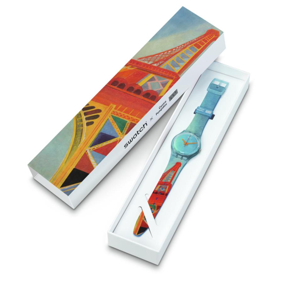 swatch スウォッチ 腕時計 アートコラボ SWATCH X CENTRE POMPIDOU EIFFEL TOWER BY ROBERT DELAUNAY GZ357｜neel-watch｜05