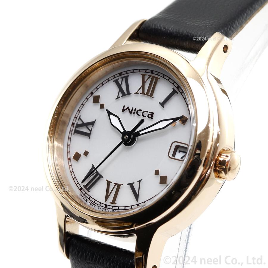 【新品】シチズン CITIZEN wicca 腕時計 レディース KH4-921-92 ウィッカ ソーラーテック ホワイトxブラック アナログ表示 ウィッカ シチズン wicca ソーラーテック 腕時計 レディース KH4-921