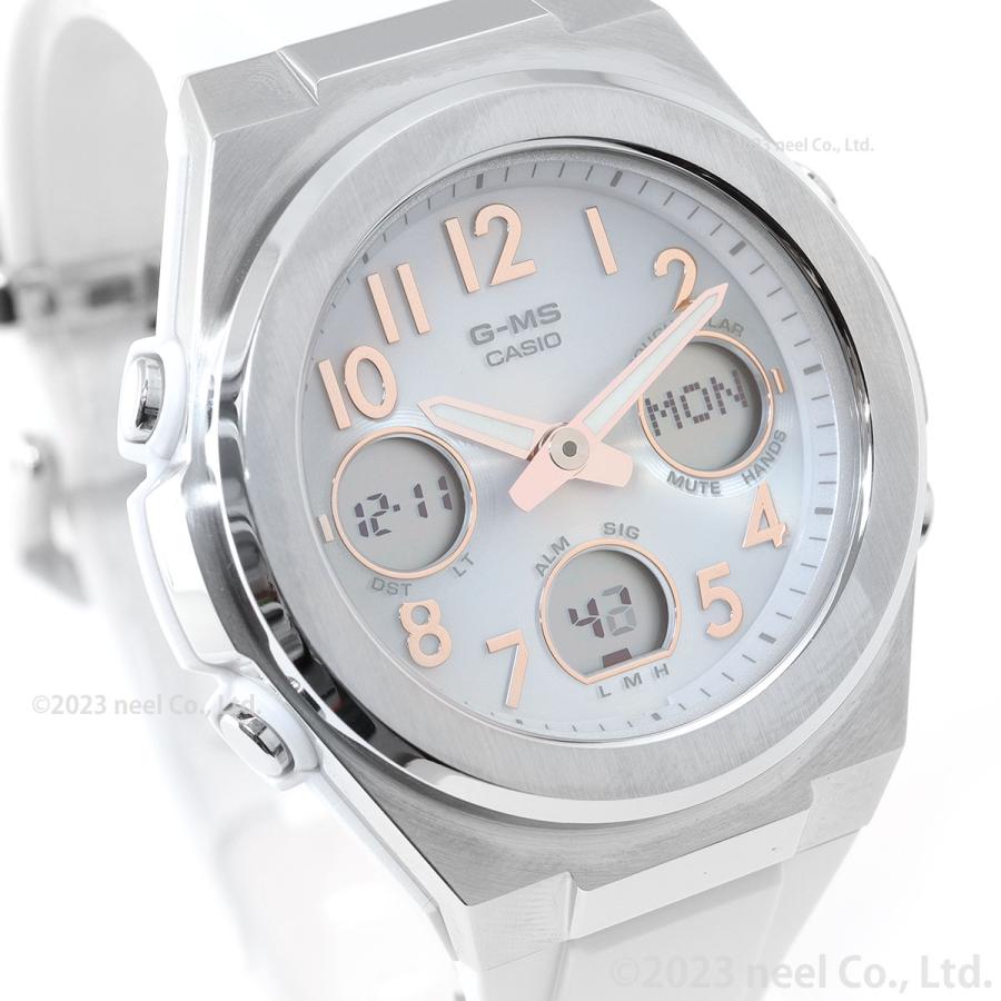 BABY-G カシオ ベビーG レディース G-MS 電波 ソーラー 腕時計 タフソーラー MSG-W610-7AJF シルバー ホワイト｜neel-watch｜04