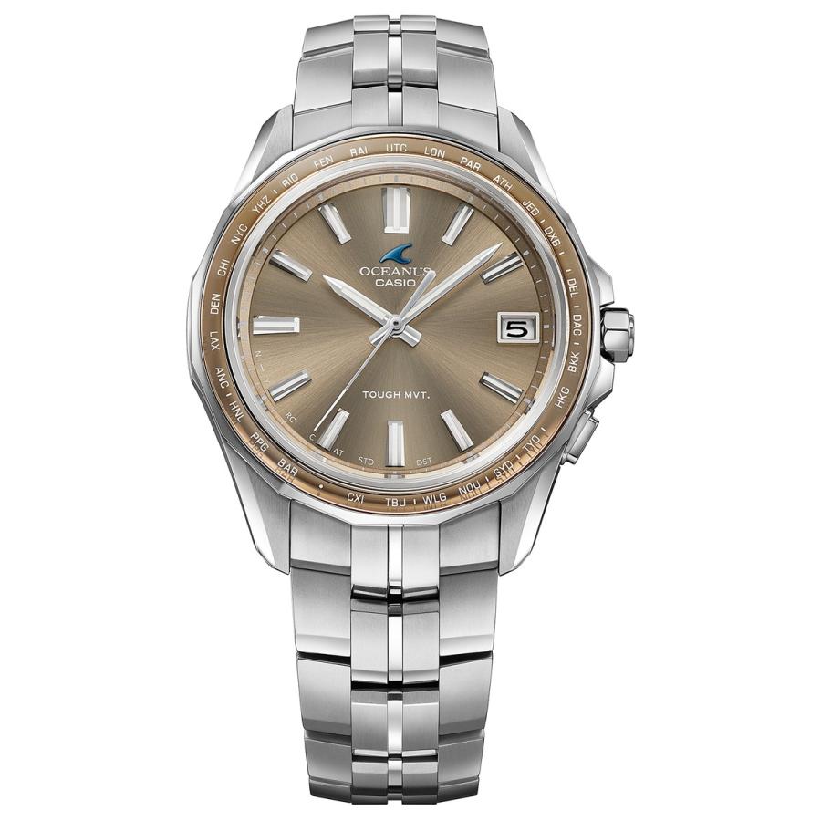 OCEANUS オシアナス 電波ソーラー 腕時計 シルバー 箱付き OCEANUS オシアナス マンタ 電波ソーラー 腕時計 ペアモデル OCW-S400A