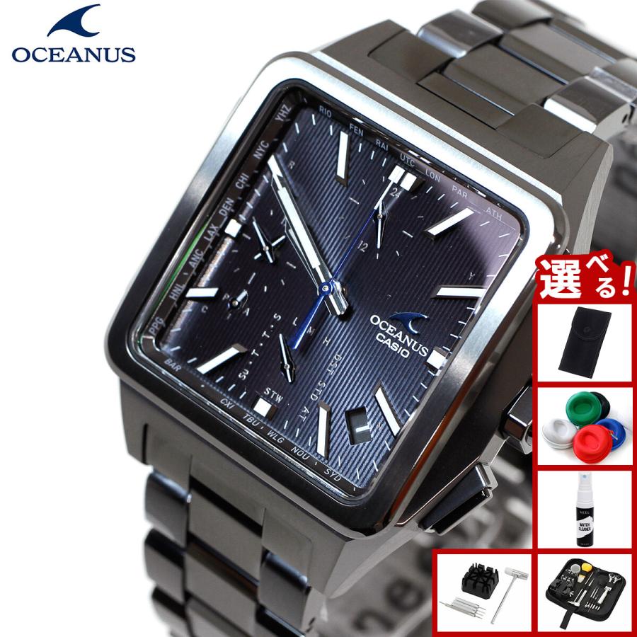 OCEANUS （ノベルティー付き）オシアナス 電波ソーラー 腕時計 メンズ
