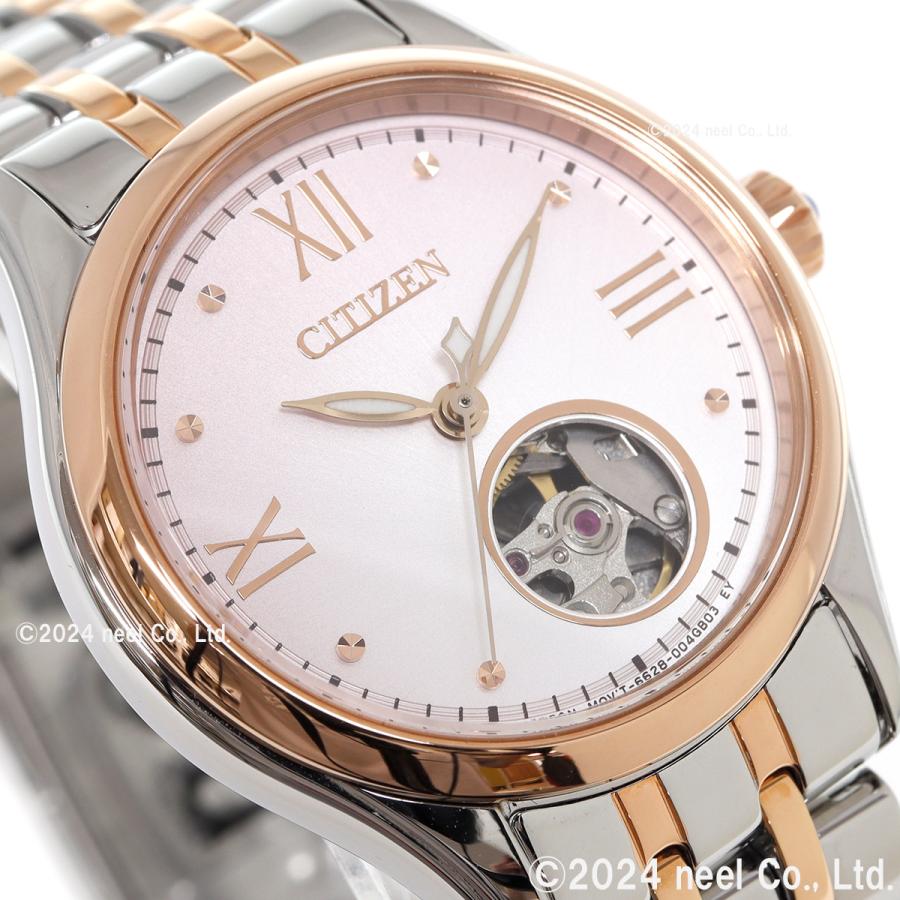 シチズンコレクション 自動巻 腕時計 レディース PR1044-87X オープンハート CITIZEN COLLECTIONの画像