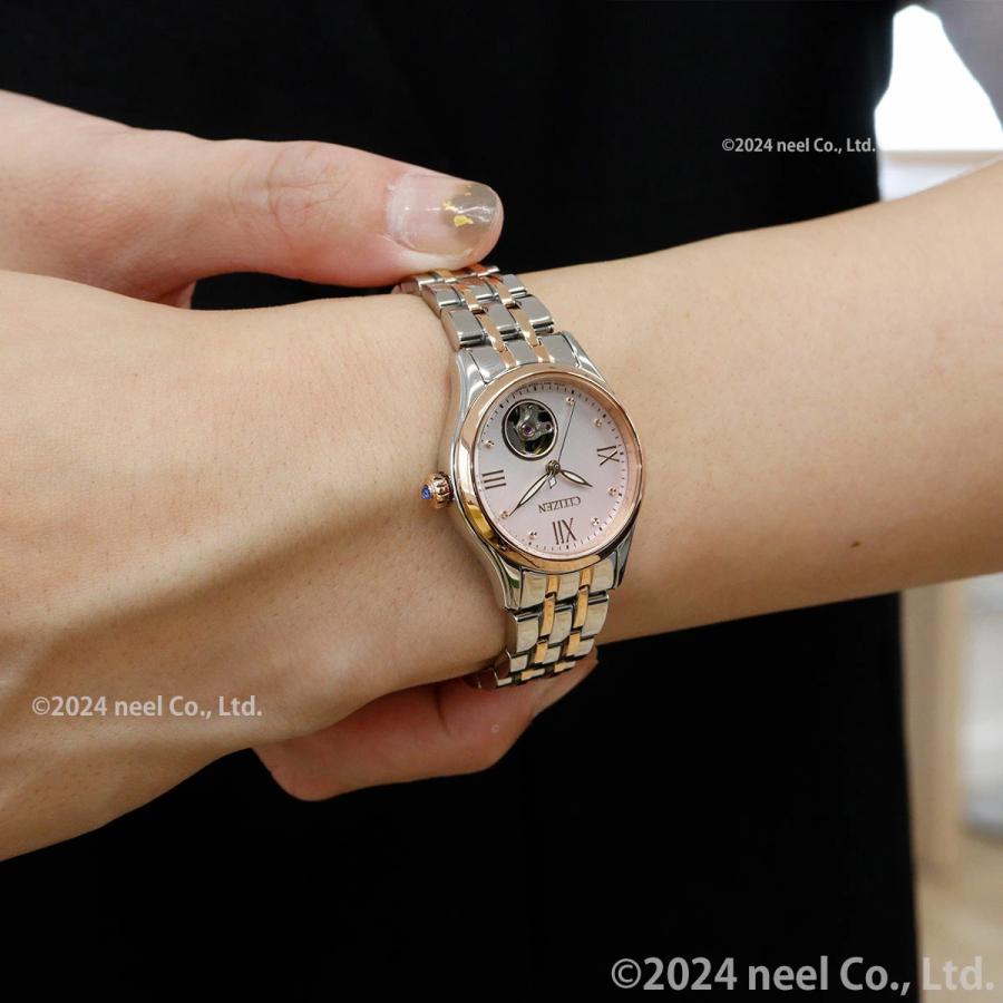 シチズンコレクション 自動巻 腕時計 レディース PR1044-87X オープンハート CITIZEN COLLECTIONの画像