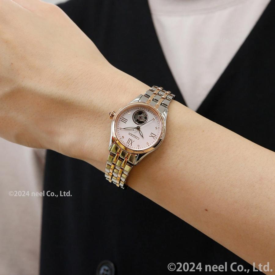 シチズンコレクション 自動巻 腕時計 レディース PR1044-87X オープンハート CITIZEN COLLECTIONの画像