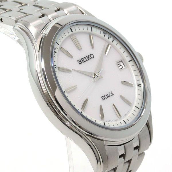 セイコー ドルチェ＆エクセリーヌ SADZ123 腕時計 メンズ ソーラー電波 SEIKO ホワイト｜neel-watch｜04