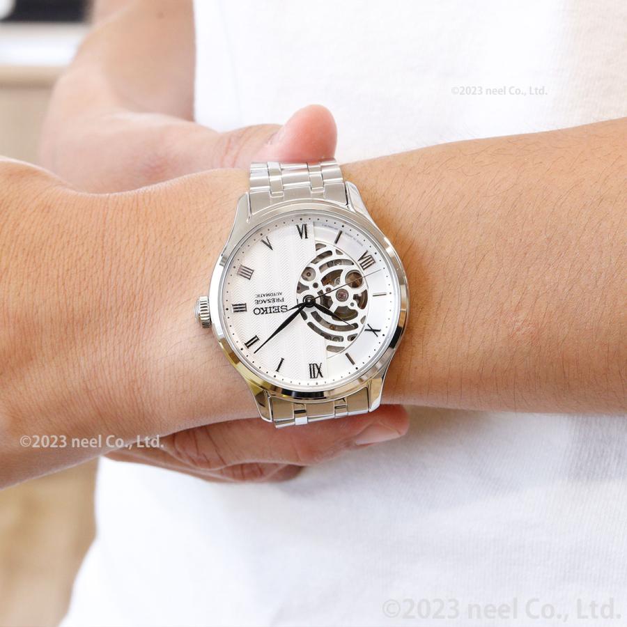 SEIKO 4R36-03H0 自動巻 プレサージュ 腕時計 メカニカル 白 PRESAGE セイコー プレザージュ SEIKO Japanese Garden 日本庭園 自動