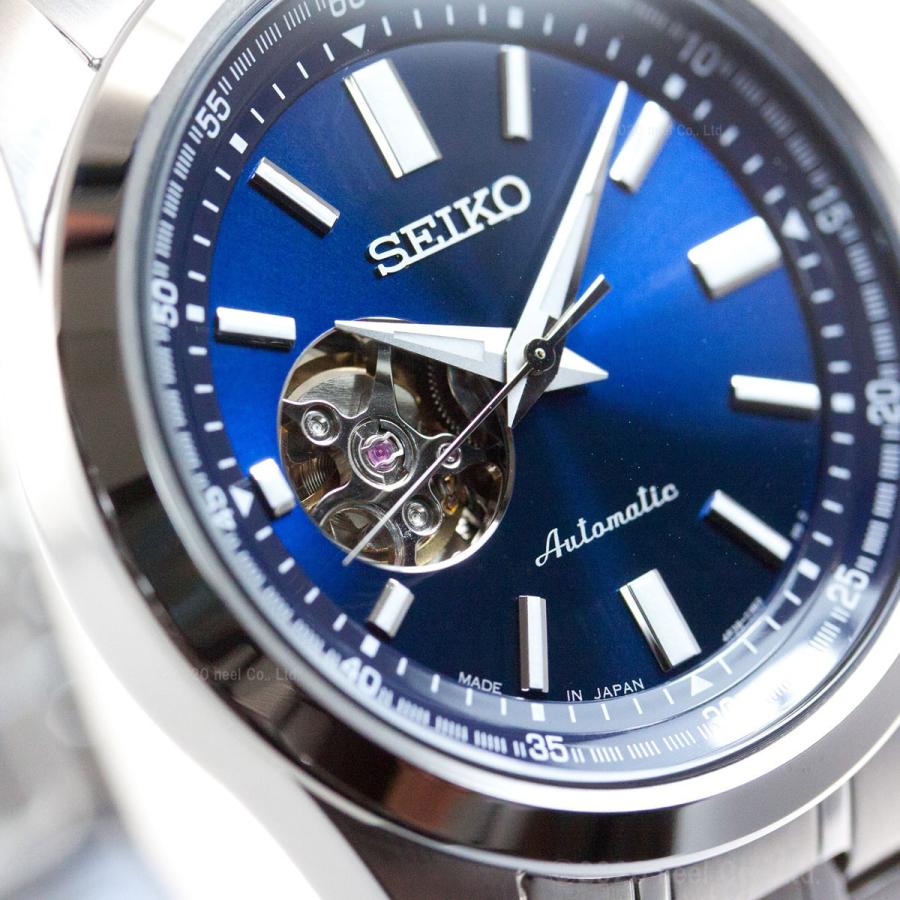 セイコー セレクション SEIKO SELECTION メカニカル 自動巻き 腕時計 メンズ セミスケルトン SCVE051｜neel-watch｜11