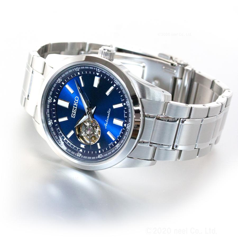 セイコー セレクション SEIKO SELECTION メカニカル 自動巻き 腕時計 メンズ セミスケルトン SCVE051｜neel-watch｜07