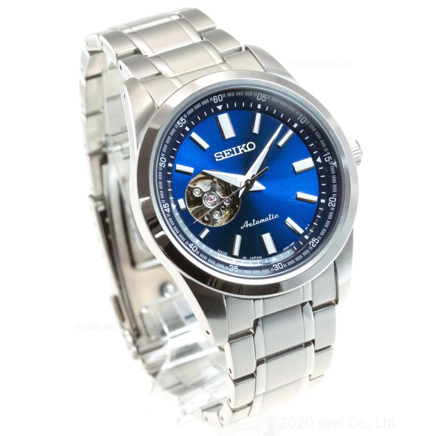 セイコー セレクション SEIKO SELECTION メカニカル 自動巻き 腕時計 メンズ セミスケルトン SCVE051｜neel-watch｜08
