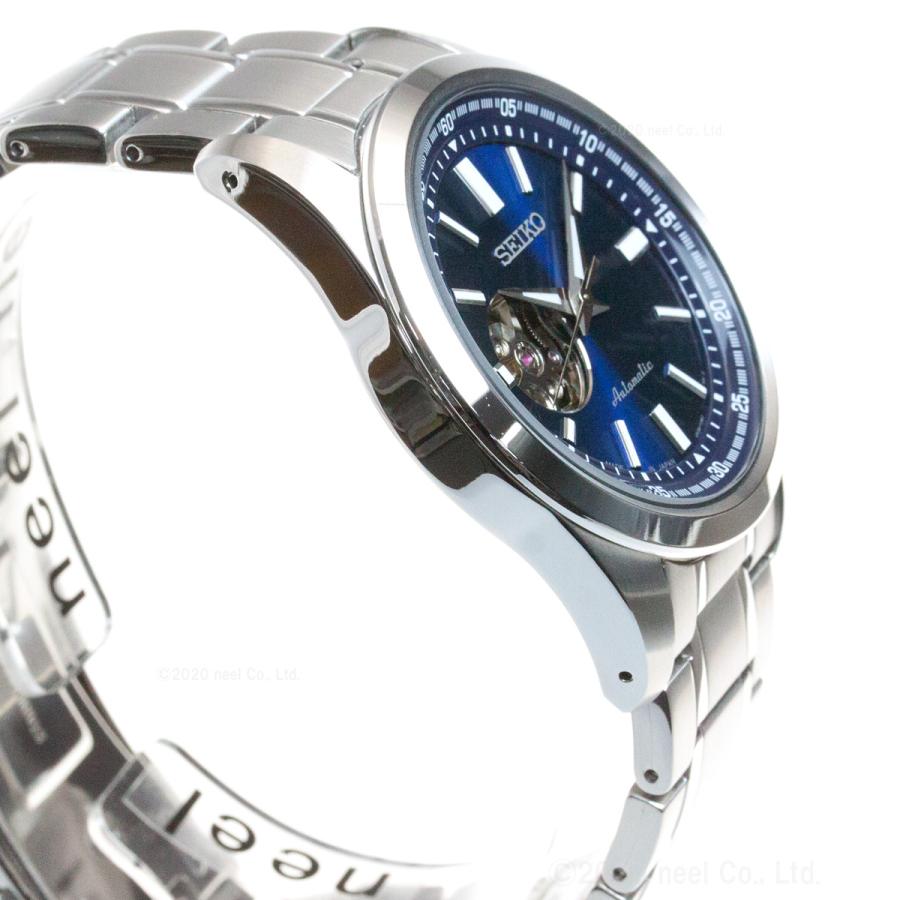 セイコー セレクション SEIKO SELECTION メカニカル 自動巻き 腕時計 メンズ セミスケルトン SCVE051｜neel-watch｜09