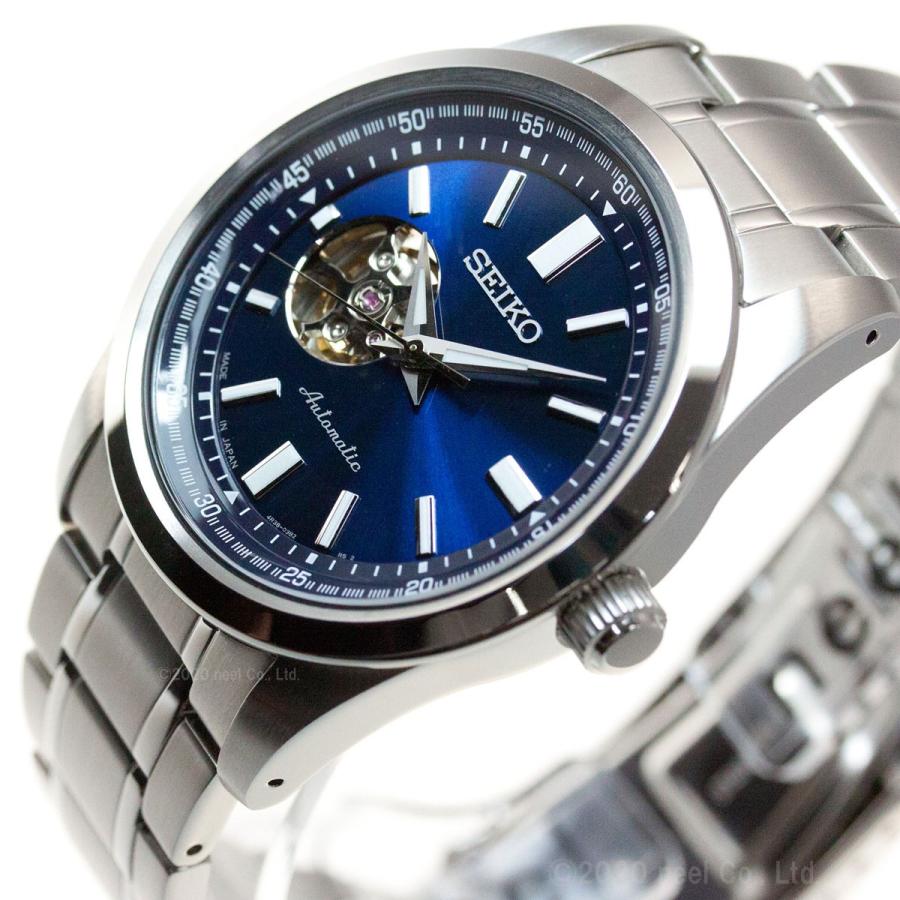 セイコー セレクション SEIKO SELECTION メカニカル 自動巻き 腕時計 メンズ セミスケルトン SCVE051｜neel-watch｜10