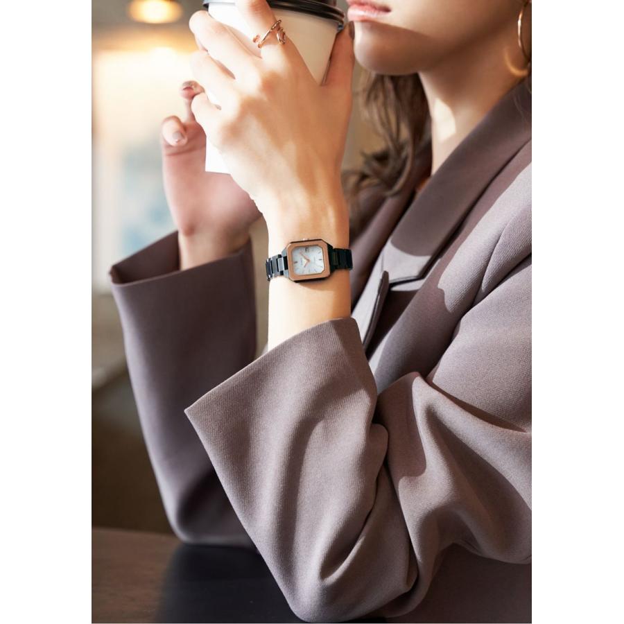 カシオ シーン CASIO SHEEN ソーラー 腕時計 レディース SHS-4528GBJ-7AJF ブラック ピンクゴールド｜neel-watch｜14