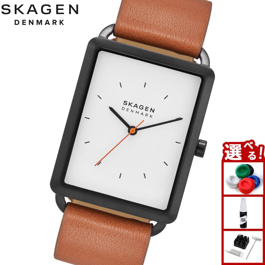 SKAGEN（スカーゲン） 腕時計 メンズ HAGEN 三針 ブラウン レザー 