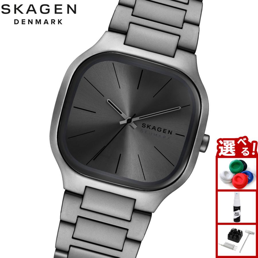 SKAGEN（スカーゲン） 腕時計 メンズ MELLEM 三針 グレー ステンレス