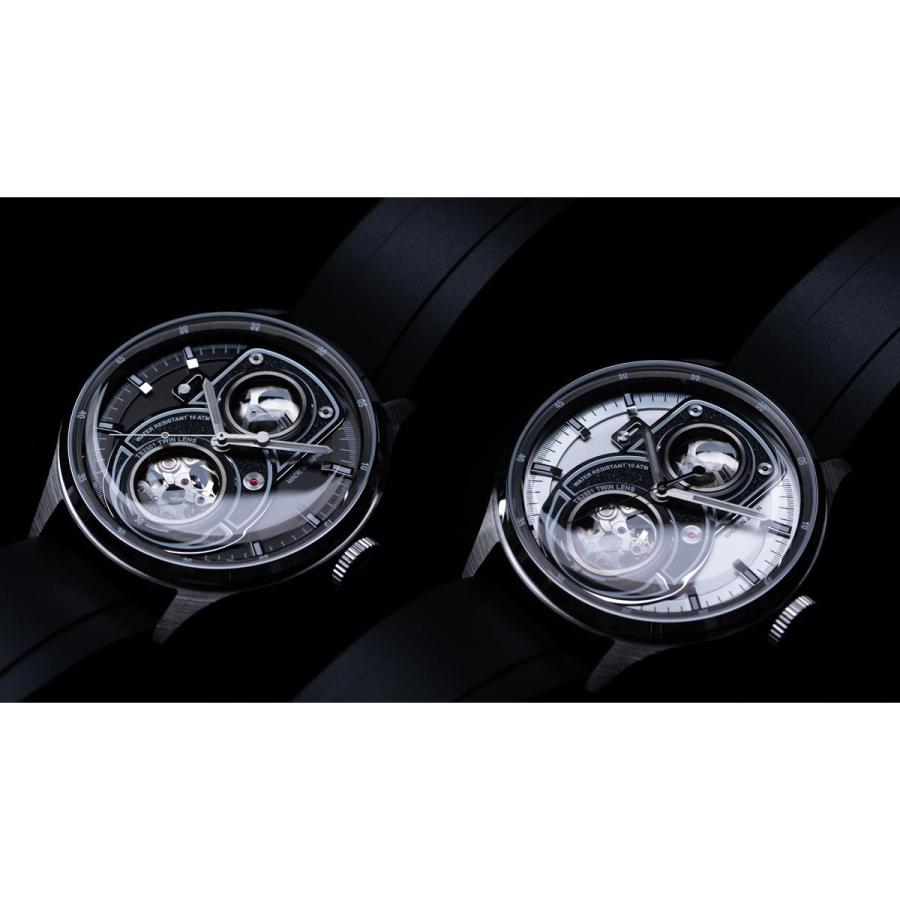 （ノベルティー付き）タックス TACS 腕時計 メンズ 自動巻き TWIN LENS Lite Lumiere Blanc TS2501Aの画像