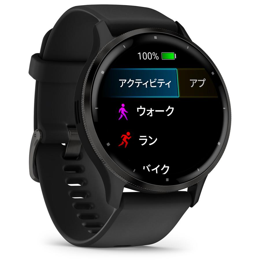 中古品 ガーミン GARMIN Venu 3 ヴェニュー 3 GPS スマートウォッチ フィットネス 腕時計 010-02784-41 【OCQ7462273627】(26752円)