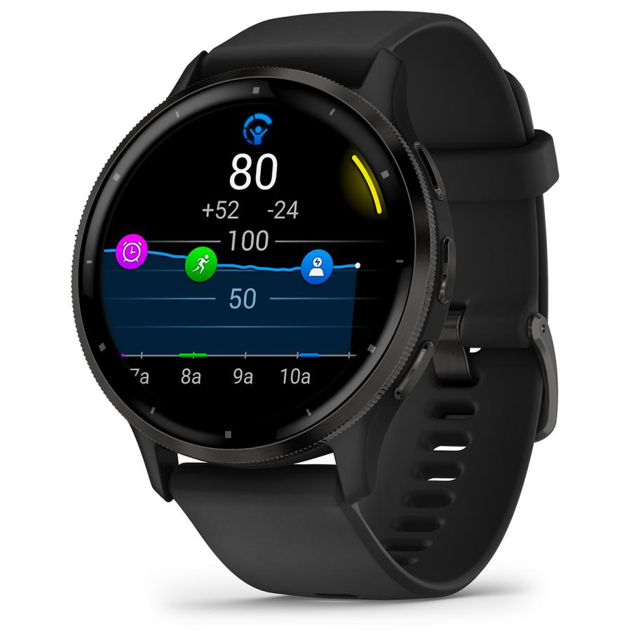 中古品 ガーミン GARMIN Venu 3 ヴェニュー 3 GPS スマートウォッチ フィットネス 腕時計 010-02784-41 【OCQ7462273627】(26752円)