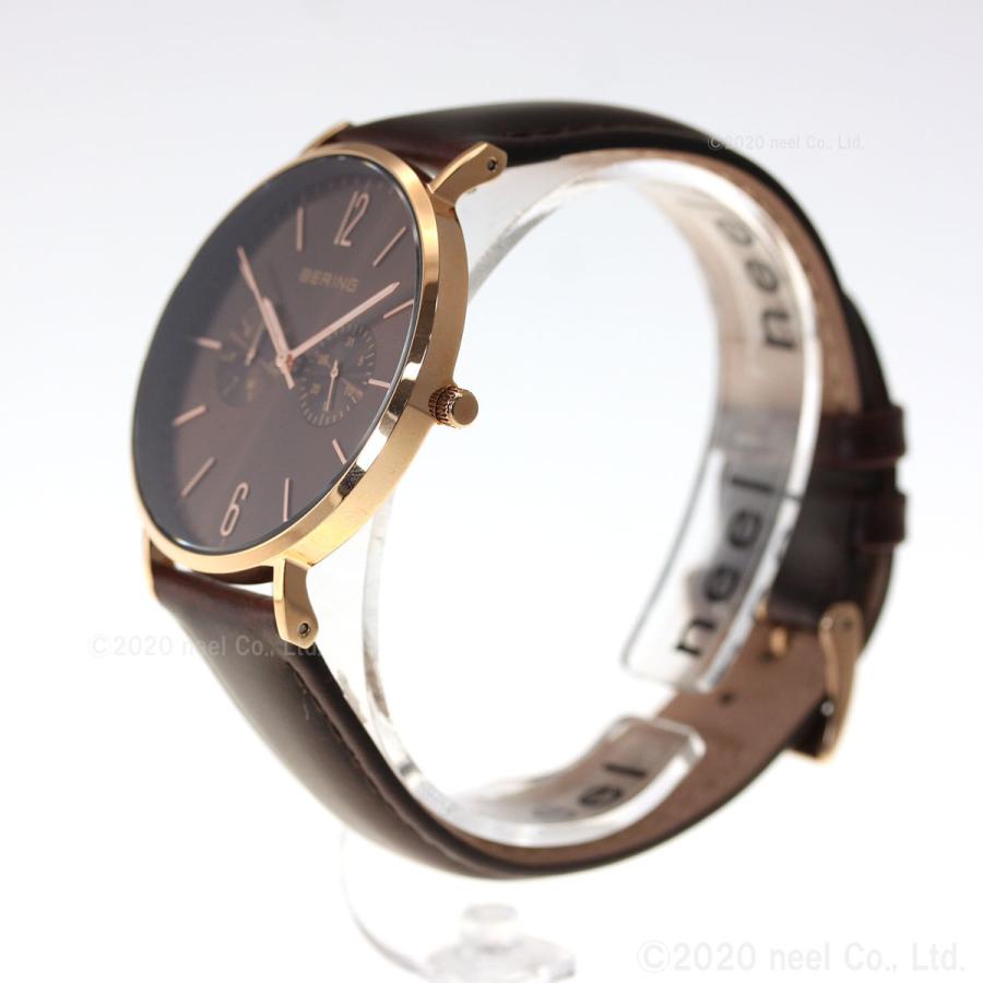 ベーリング 日本限定モデル 腕時計 メンズ レディース LUXE BROWN Changes BERING 14240-265｜neel1999｜05
