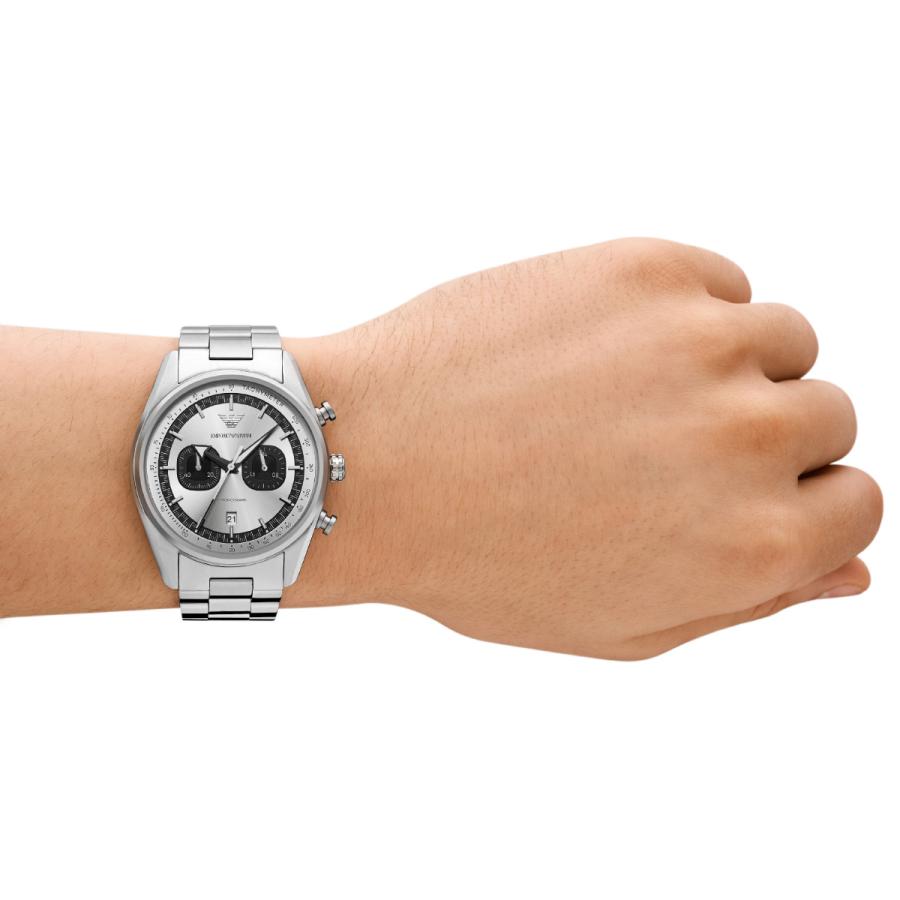 EMPORIO ARMANI エンポリオアルマーニ 腕時計 メンズ クロノグラフ 