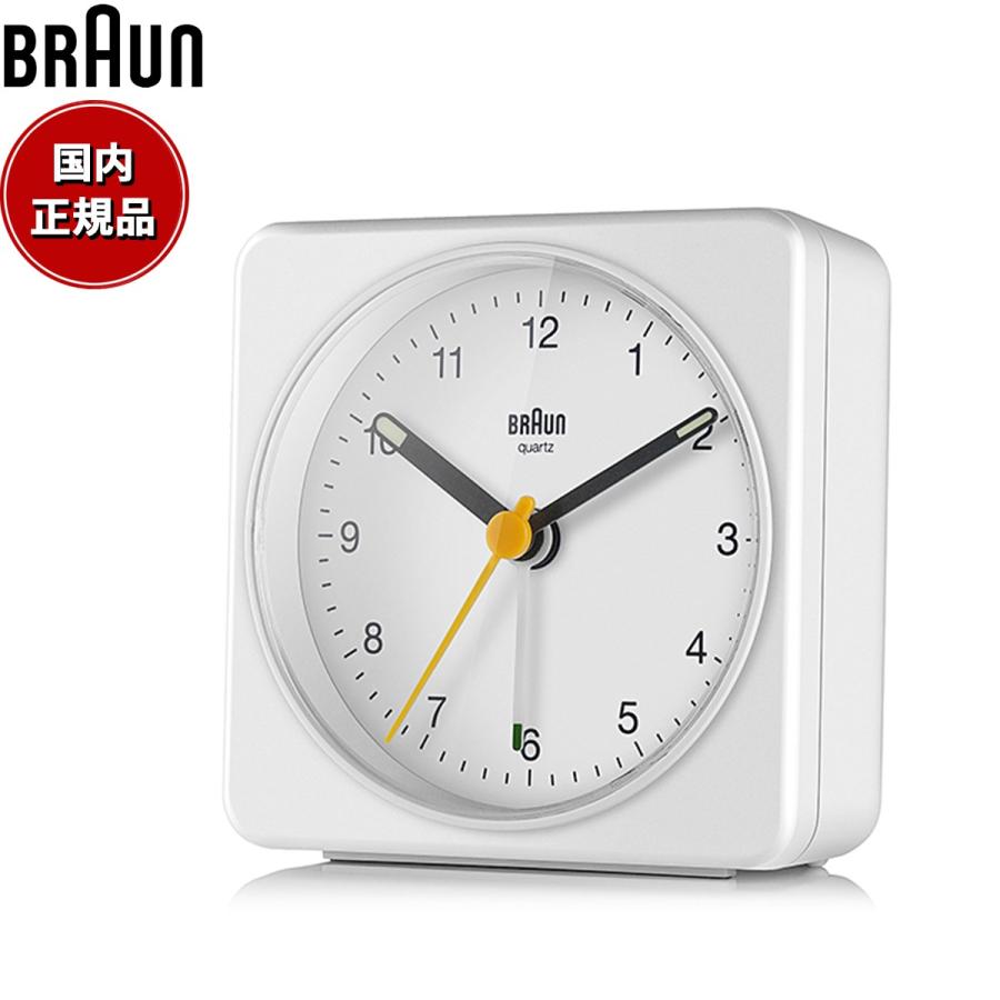 BRAUN（ブラウン） アラームクロック BC03W アナログ 目覚まし時計