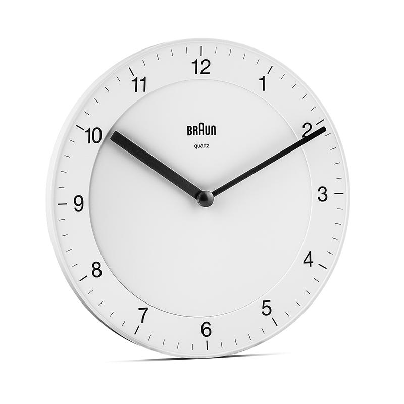 エントリーで+4倍！5月15日！BRAUN ブラウン ウォールクロック BC06W アナログ 掛け時計 Wall Clock 200mm ホワイト｜neel1999｜02