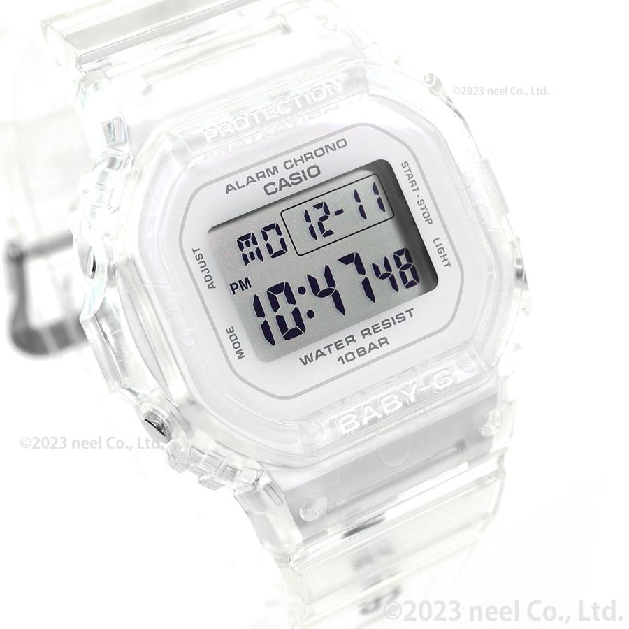 BABY-G ベビーG レディース 時計 カシオ babyg BGD-565US-7JF ホワイトスケルトン｜neel1999｜04