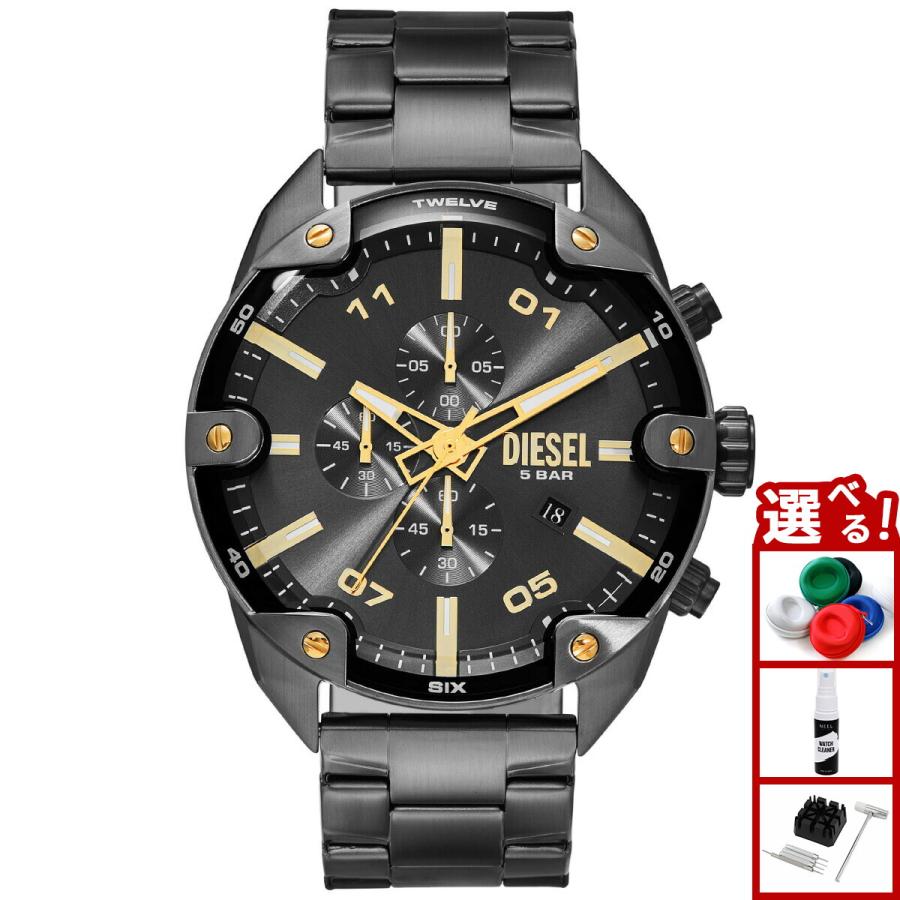 DIESEL（ディーゼル） 腕時計 メンズ SPIKED クロノグラフ ツートーン