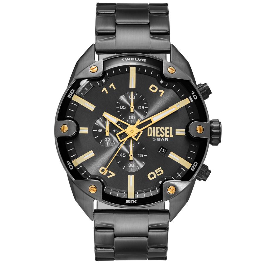 DIESEL（ディーゼル） 腕時計 メンズ SPIKED クロノグラフ ツートーン